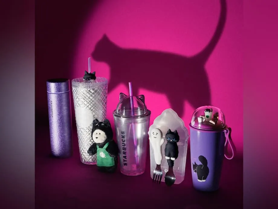 Starbucks Jepang Luncurkan Koleksi Kucing Hitam Halloween 2025 dan Frappuccino Acai Berry
