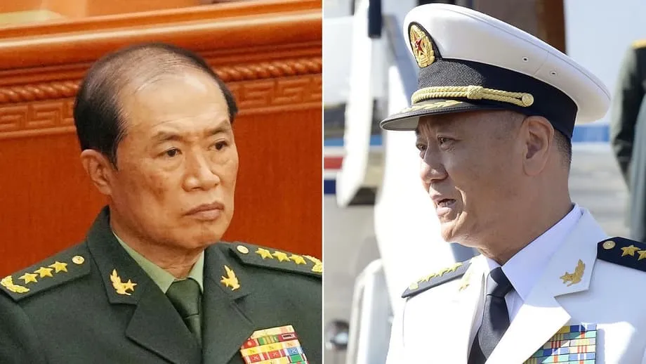 China Pecat Jenderal Senior He Weidong dan Miao Hua Saat Xi Memperketat Kendali