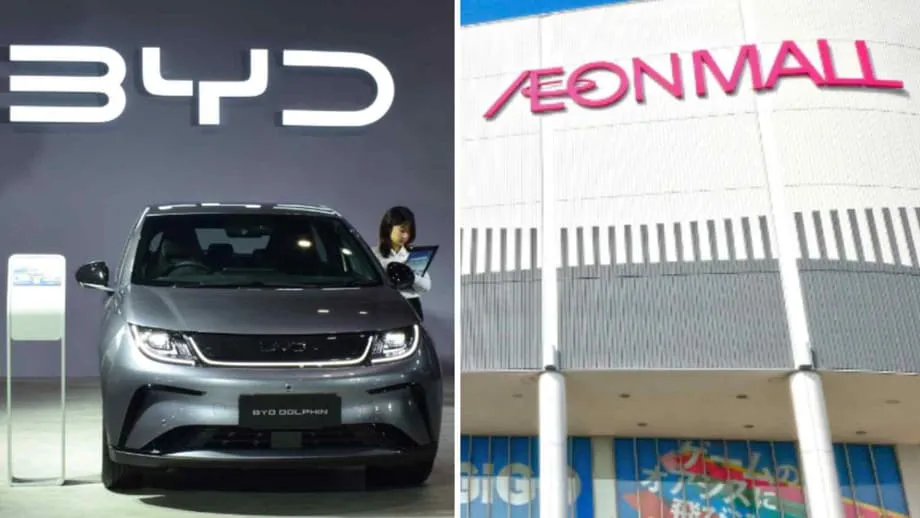 BYD Bermitra dengan Aeon untuk Menjual Mobil Listrik Terjangkau di Jepang