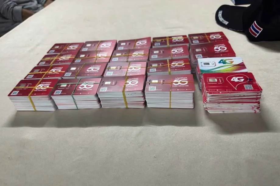 Penangkapan di Perbatasan Thailand Mengungkap 1.000 Kartu SIM yang Terkait dengan Pusat Penipuan di Myanmar