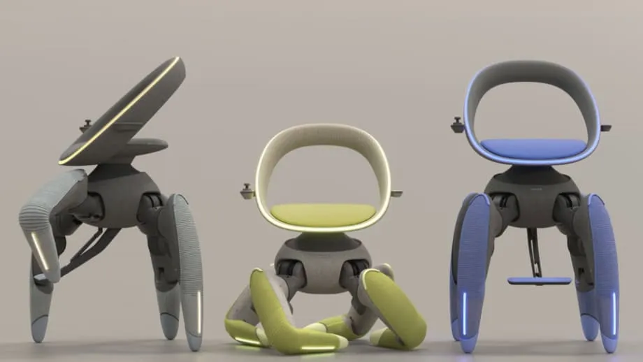 Toyota Walk Me memulai debut sebagai kursi robotik yang bisa berjalan, menaiki tangga, dan dilipat untuk bepergian
