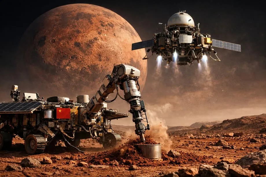 Misi Tianwen-3 China Menargetkan Pengembalian Sampel Tanah Mars pada 2031, yang Pertama di Dunia