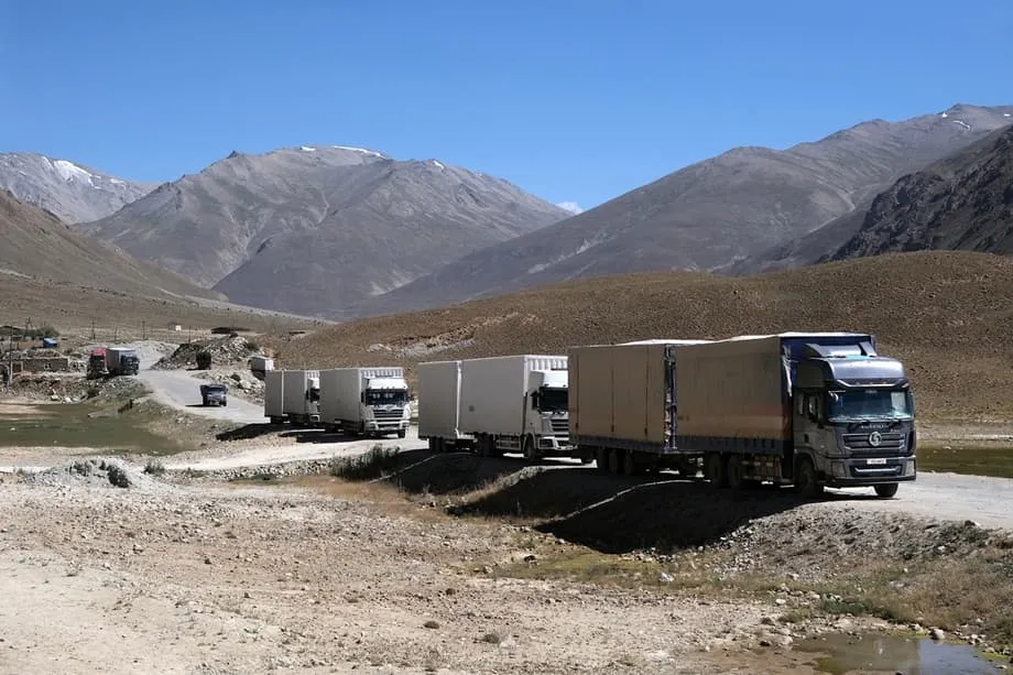 Lonjakan Angkutan Barang Transit di Tajikistan