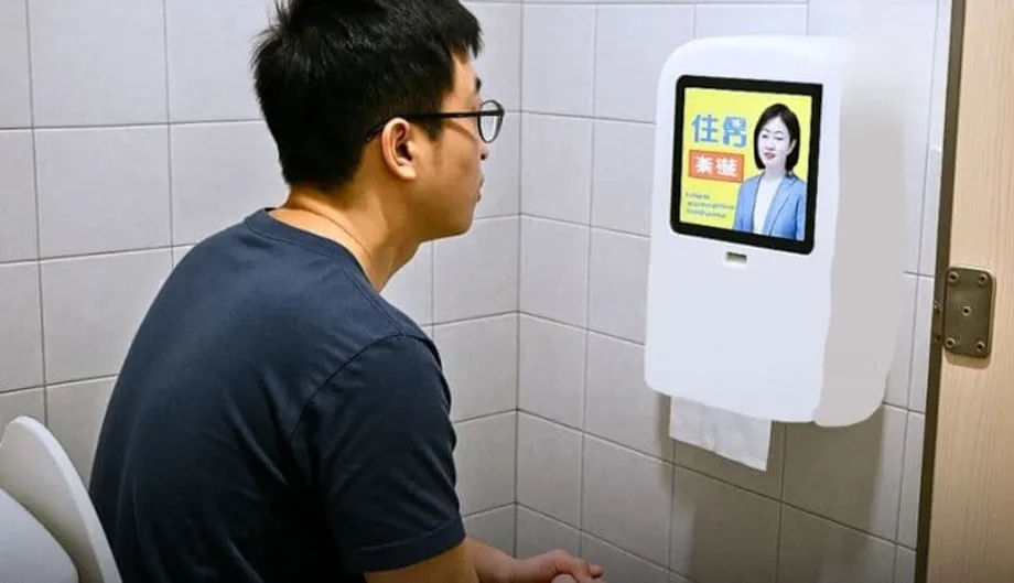 China menguji dispenser tisu toilet berkode QR yang mengharuskan pengguna menonton iklan atau membayar